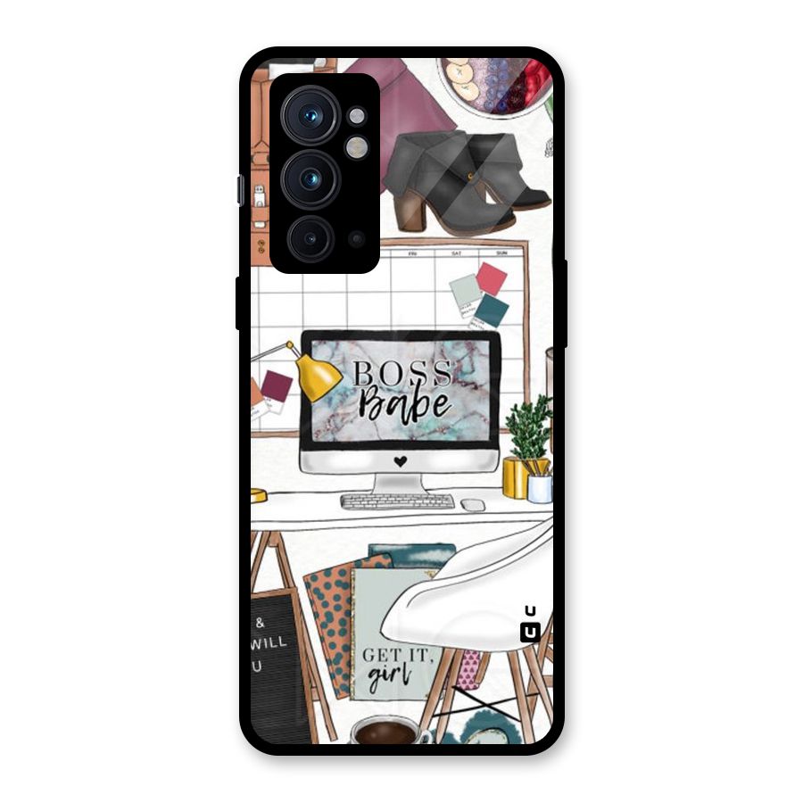 Boss Babe Glass Back Case for OnePlus 9RT 5G