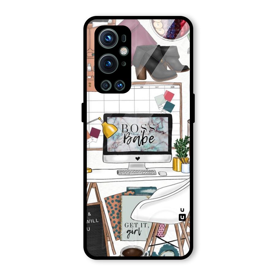 Boss Babe Glass Back Case for OnePlus 9 Pro