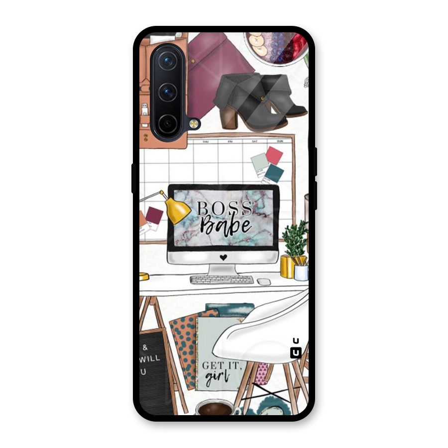 Boss Babe Glass Back Case for OnePlus Nord CE 5G