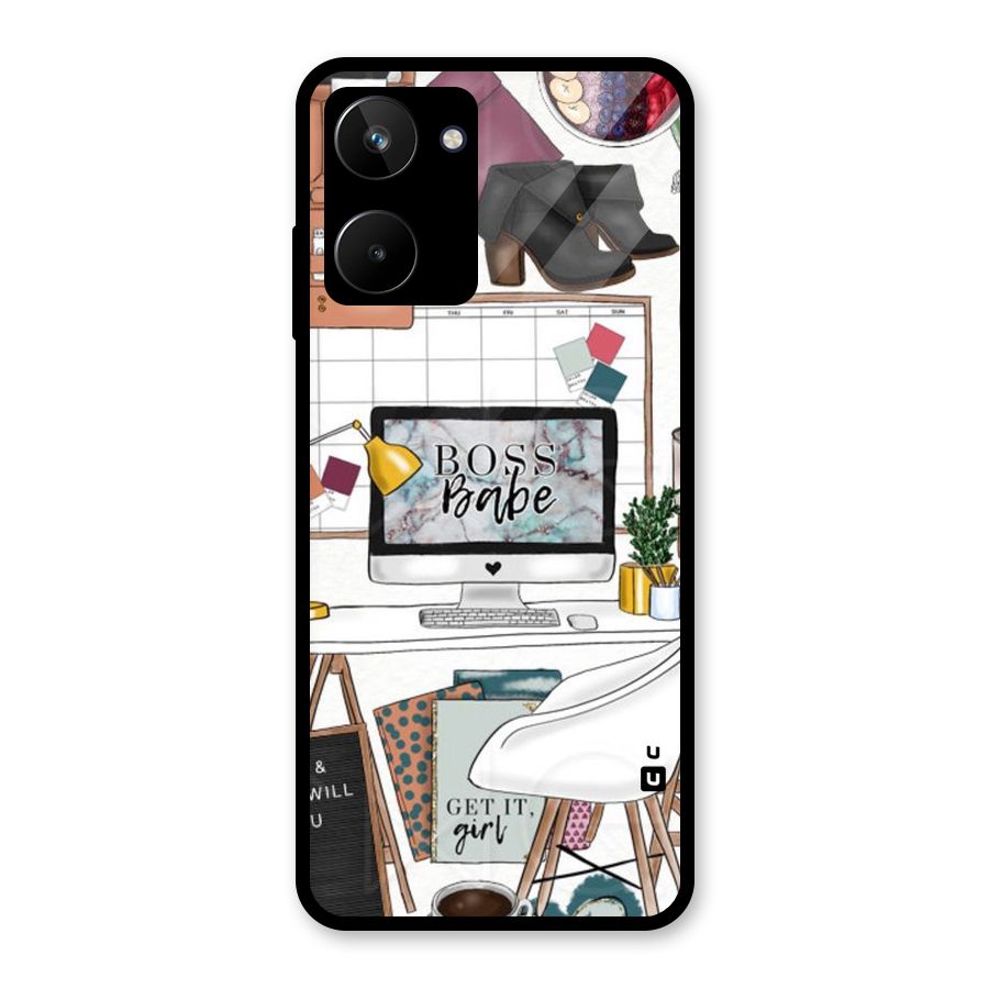 Boss Babe Glass Back Case for Realme 10