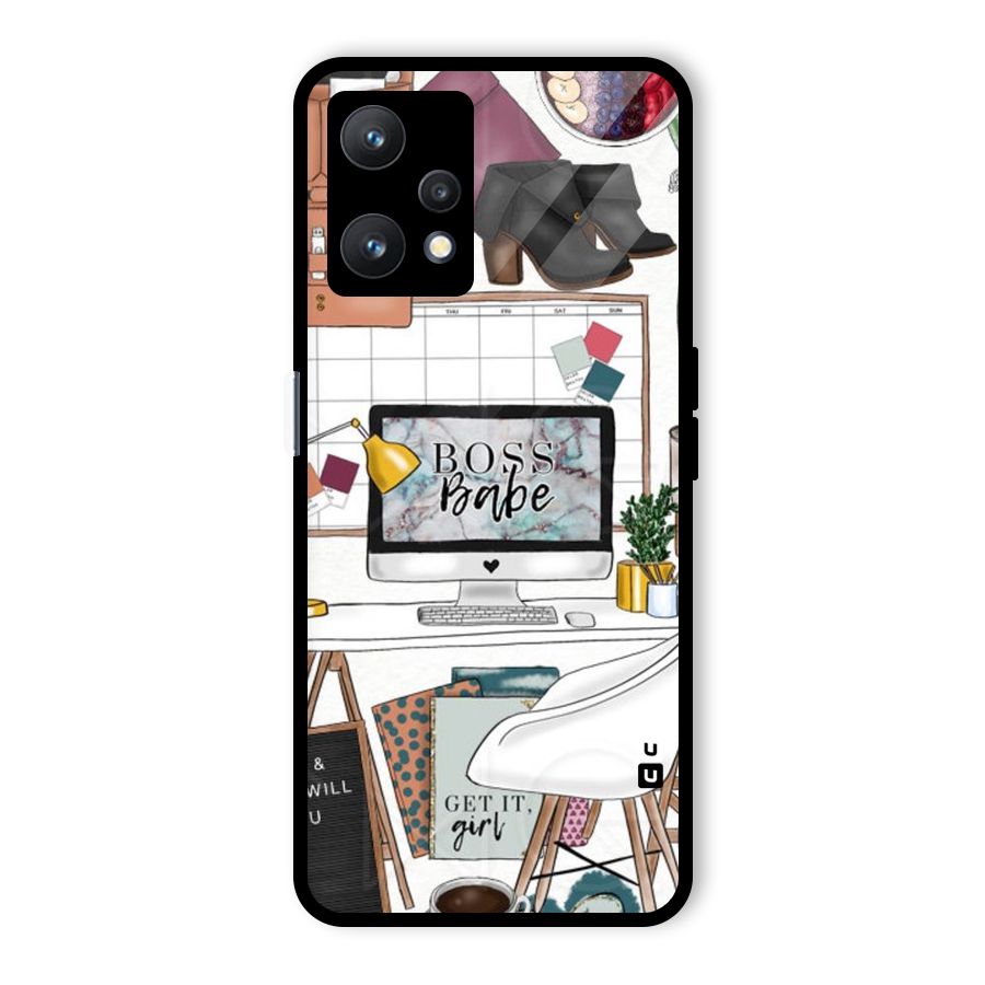 Boss Babe Glass Back Case for Realme 9 Pro 5G