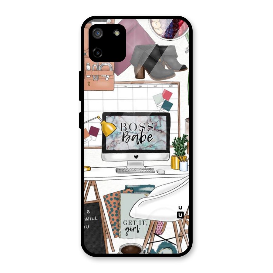 Boss Babe Glass Back Case for Realme C11
