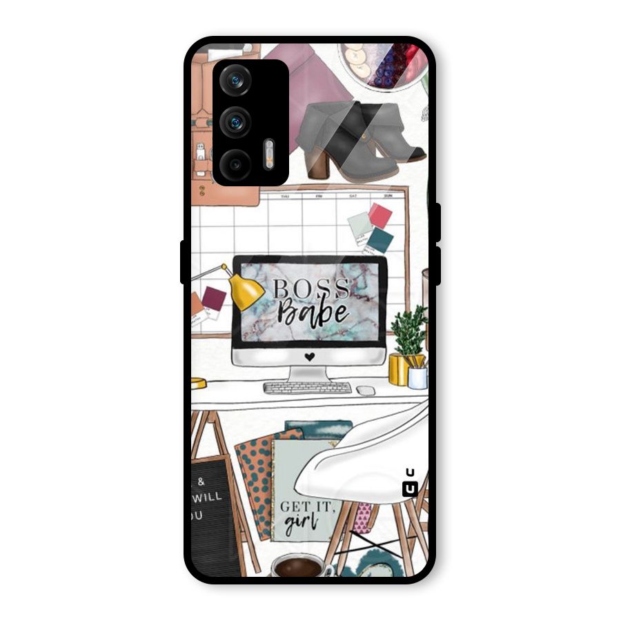 Boss Babe Glass Back Case for Realme GT 5G