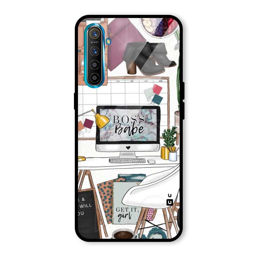 Boss Babe Glass Back Case for Realme X2