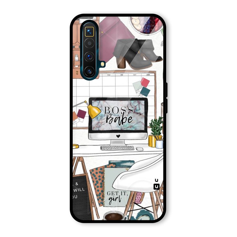 Boss Babe Glass Back Case for Realme X3 SuperZoom