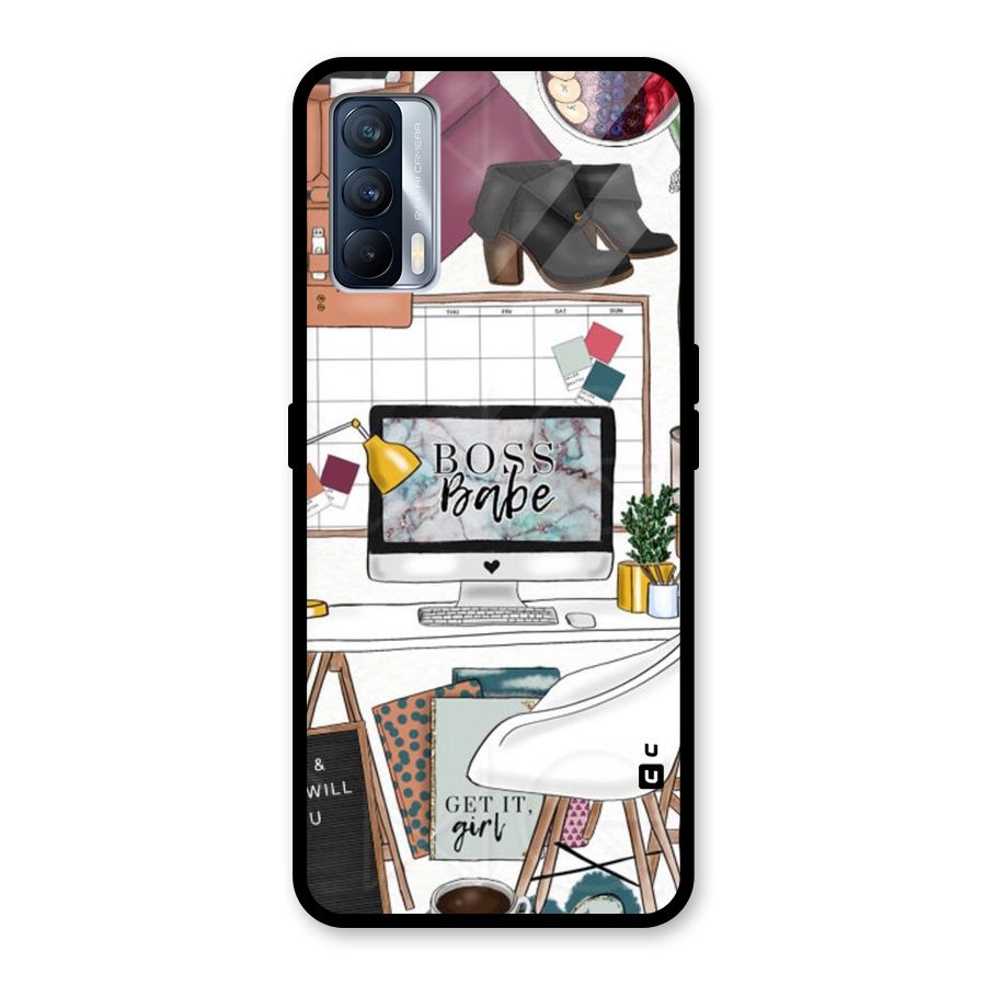 Boss Babe Glass Back Case for Realme X7