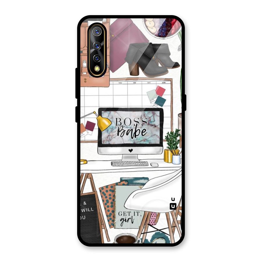Boss Babe Glass Back Case for Vivo S1