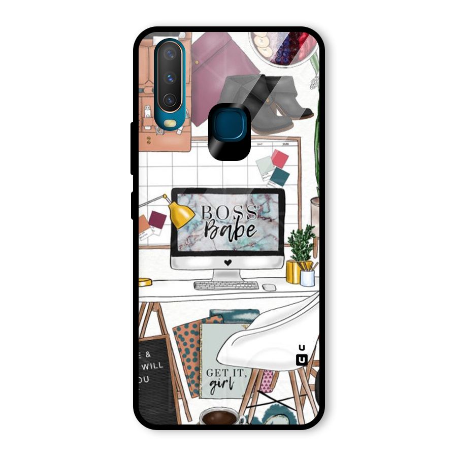 Boss Babe Glass Back Case for Vivo U10