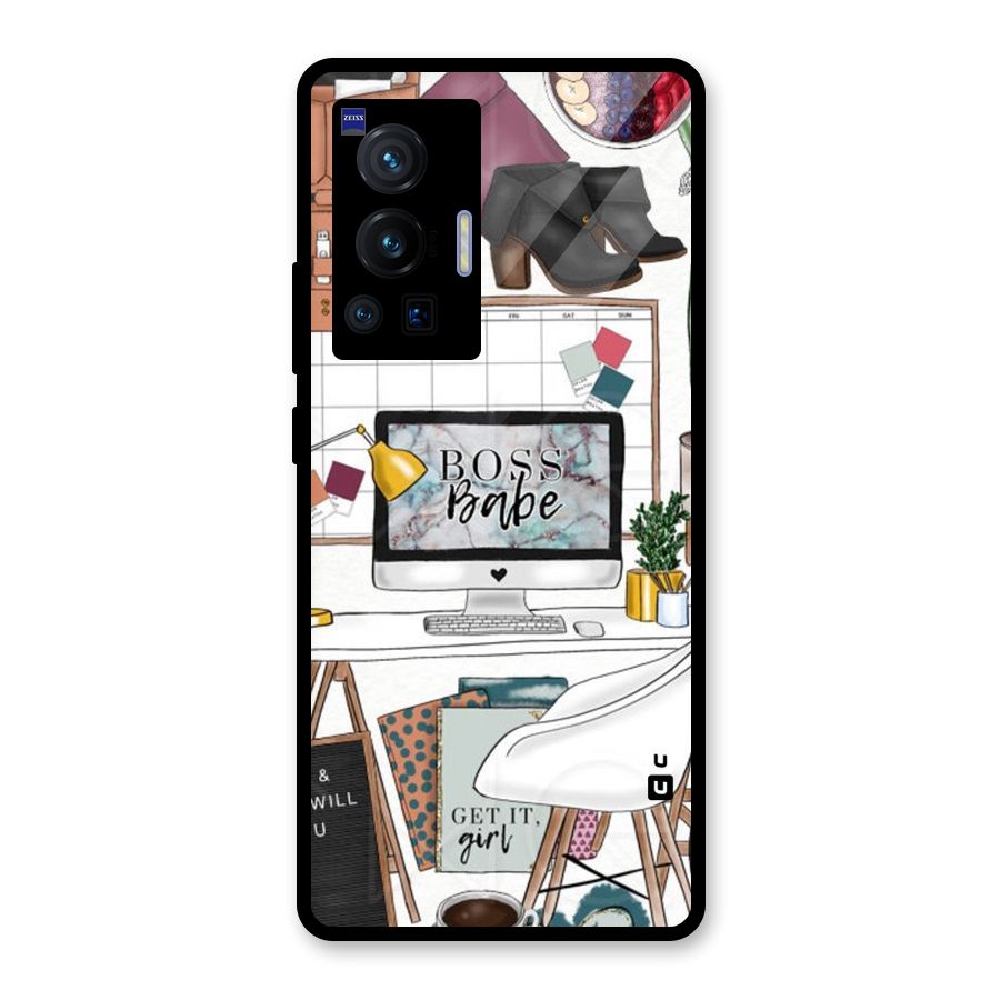 Boss Babe Glass Back Case for Vivo X70 Pro