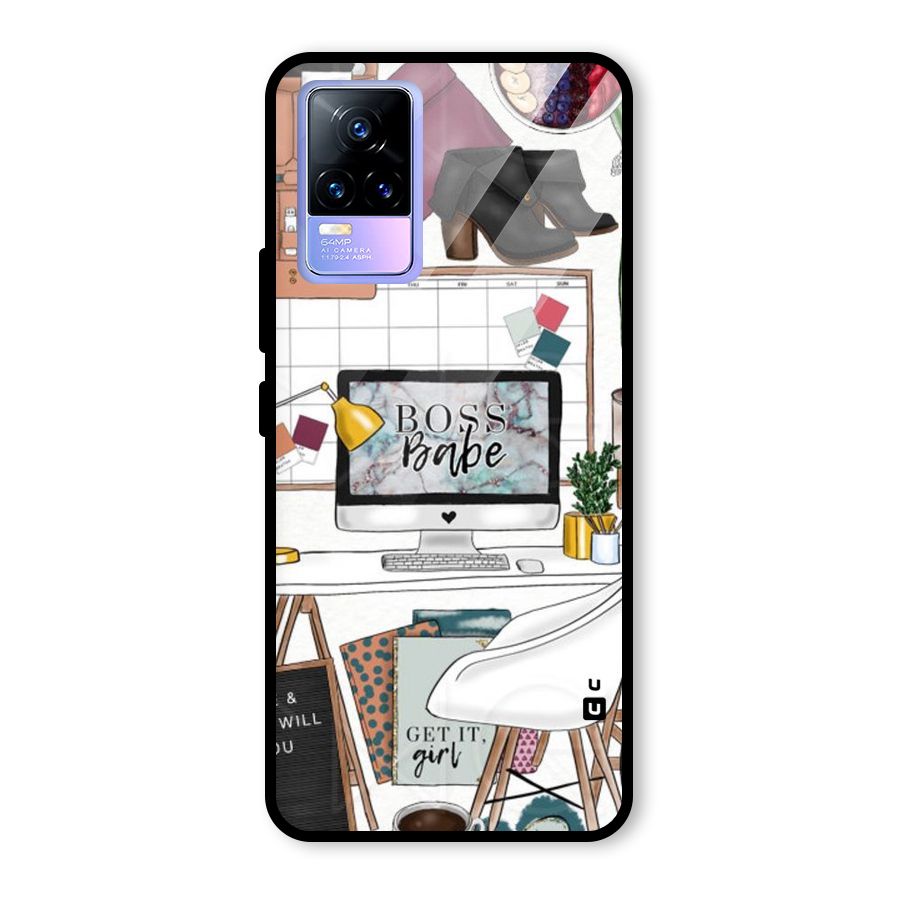 Boss Babe Glass Back Case for Vivo Y73