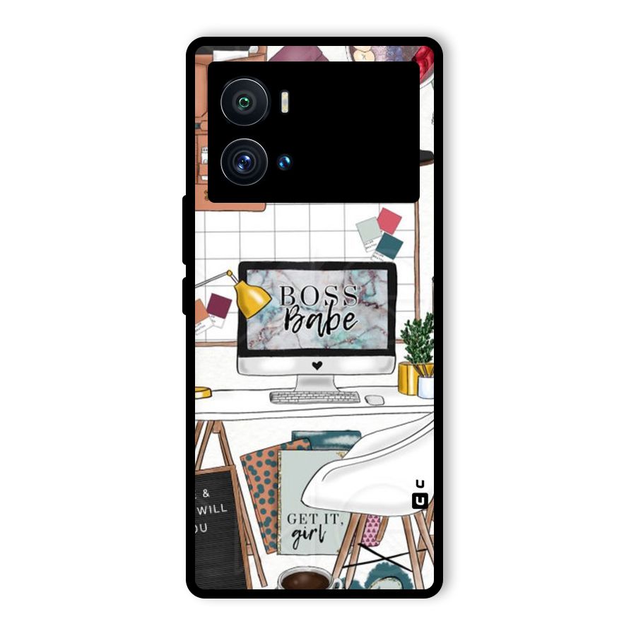 Boss Babe Glass Back Case for Vivo iQOO 9 Pro