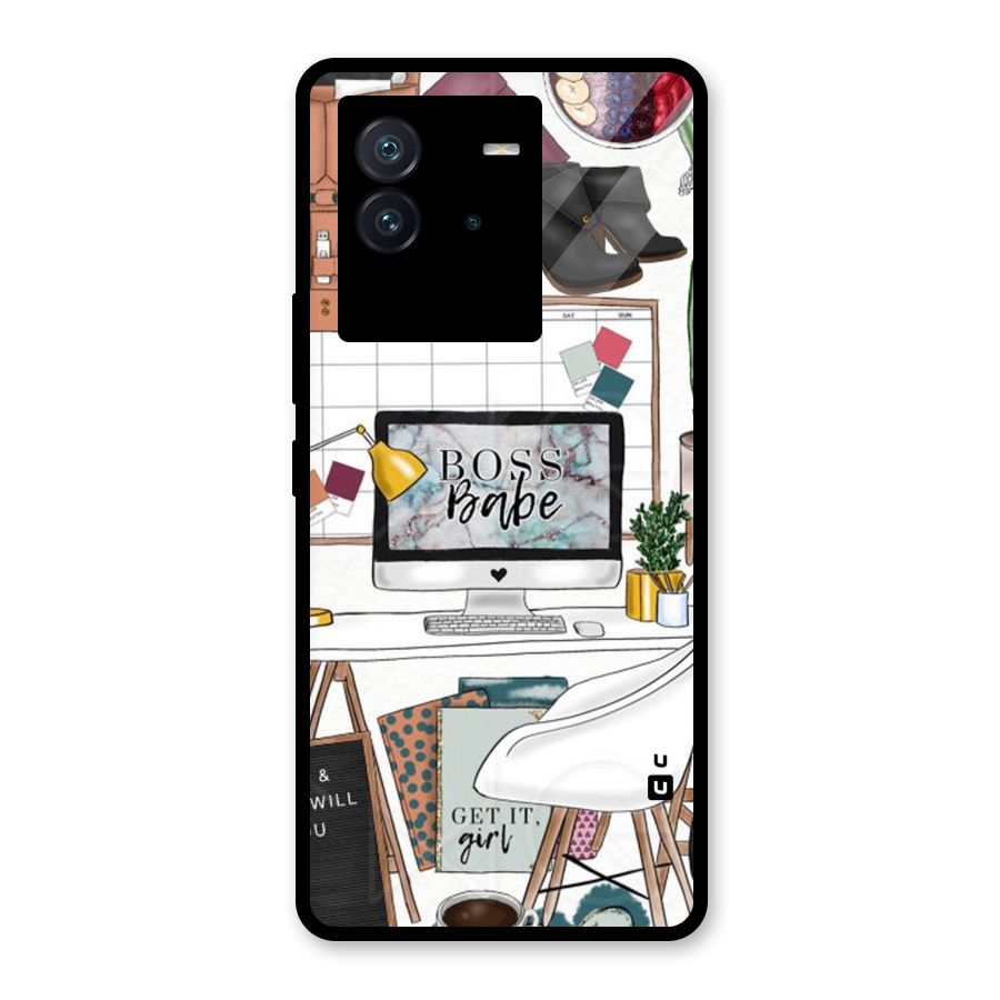 Boss Babe Glass Back Case for Vivo iQOO Neo 6 5G