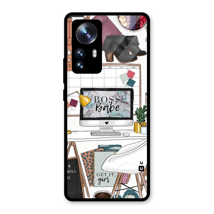 Boss Babe Glass Back Case for Xiaomi 12 Pro