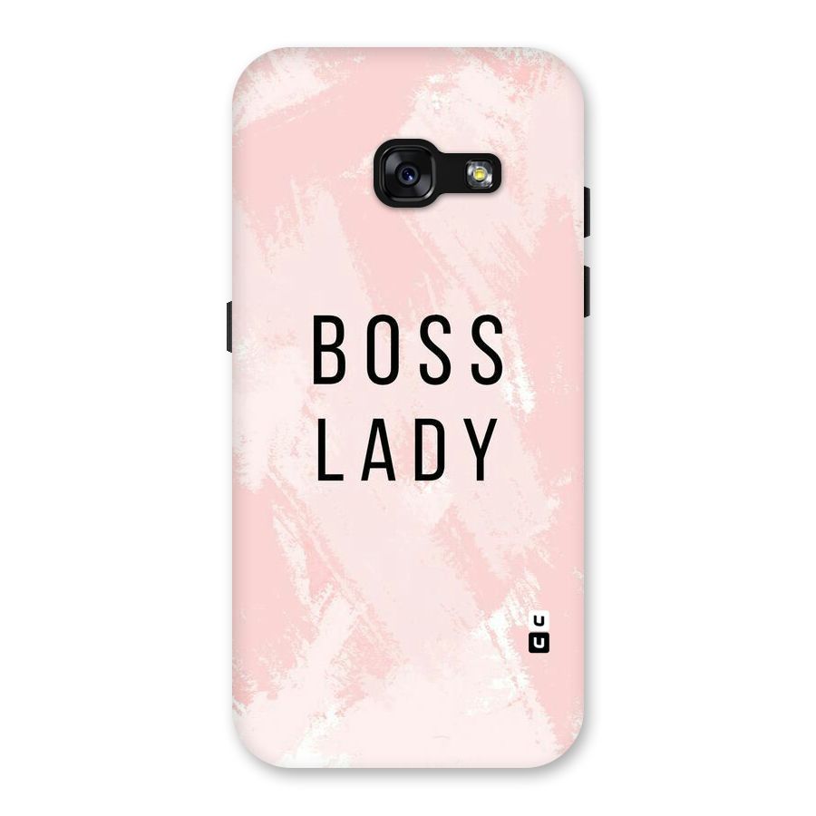Boss Lady Pink Back Case for Galaxy A3 (2017)