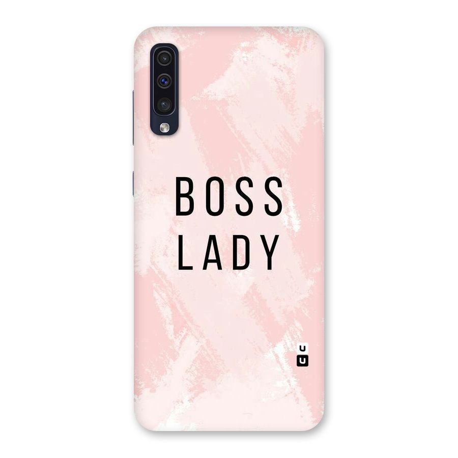 Boss Lady Pink Back Case for Galaxy A50s