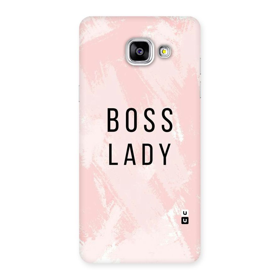 Boss Lady Pink Back Case for Galaxy A5 2016