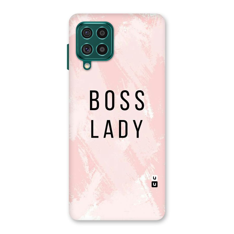 Boss Lady Pink Back Case for Galaxy F62