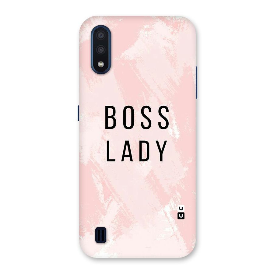 Boss Lady Pink Back Case for Galaxy M01