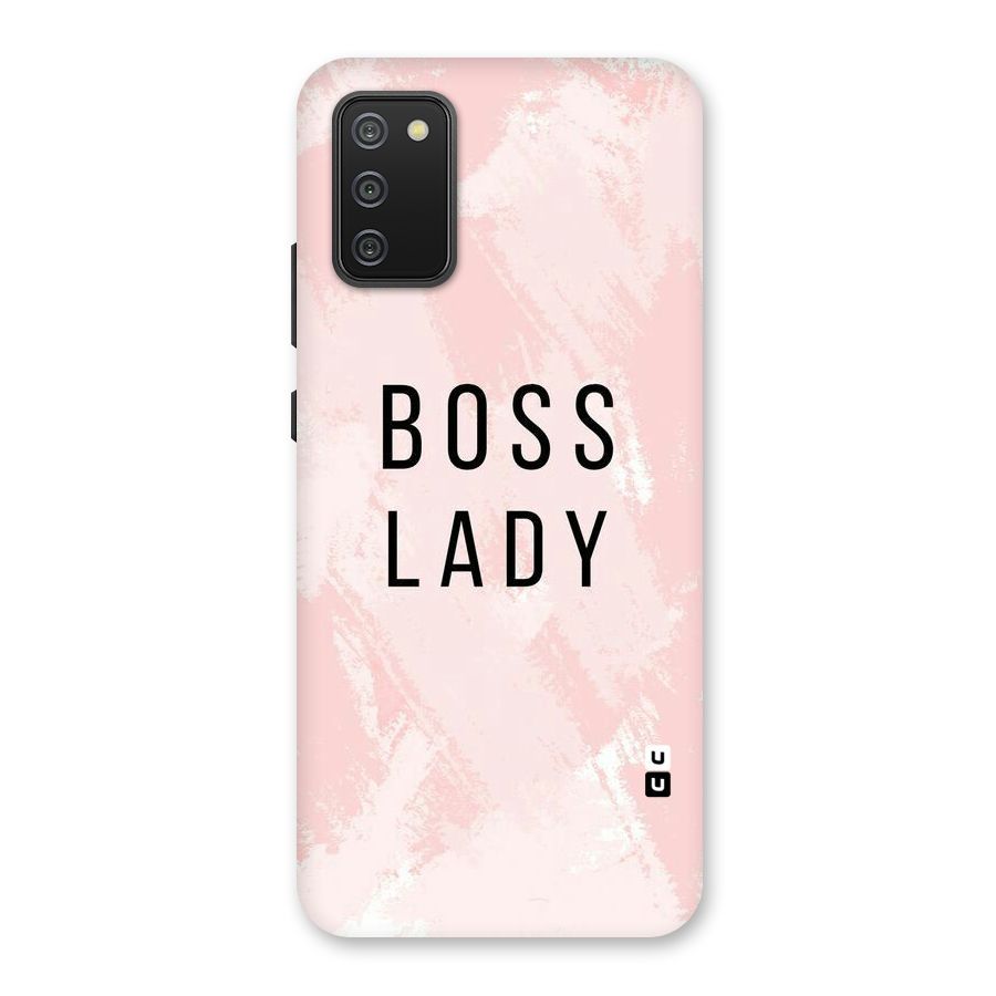 Boss Lady Pink Back Case for Galaxy M02s