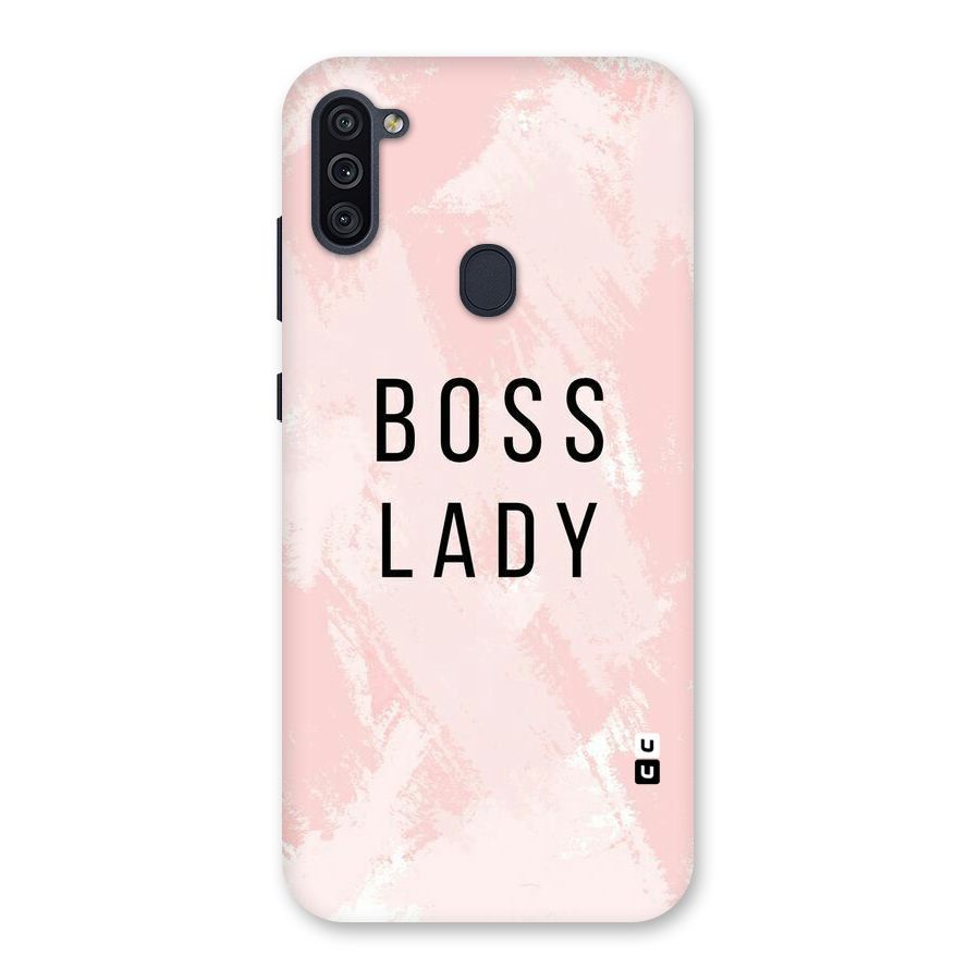 Boss Lady Pink Back Case for Galaxy M11