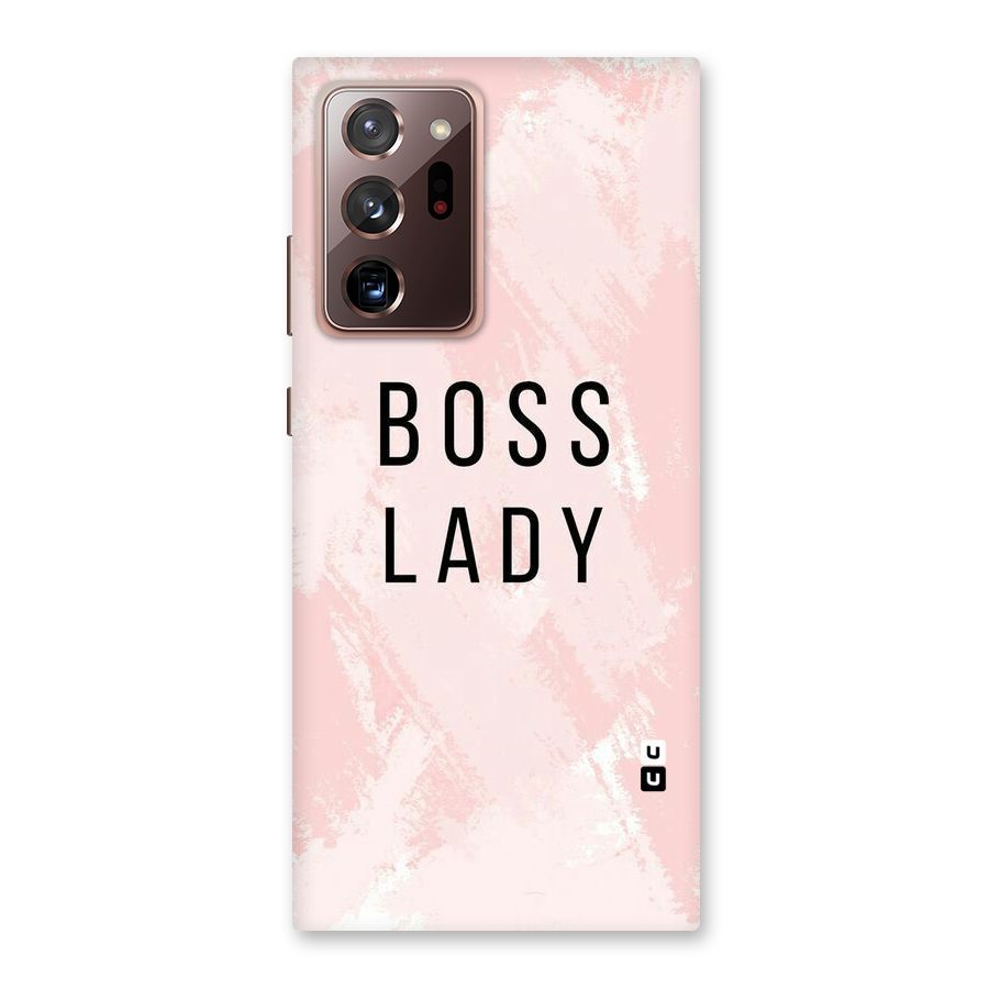 Boss Lady Pink Back Case for Galaxy Note 20 Ultra