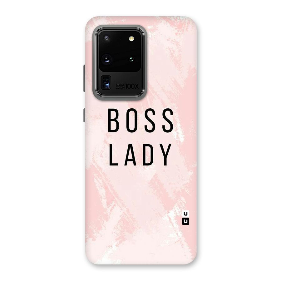 Boss Lady Pink Back Case for Galaxy S20 Ultra