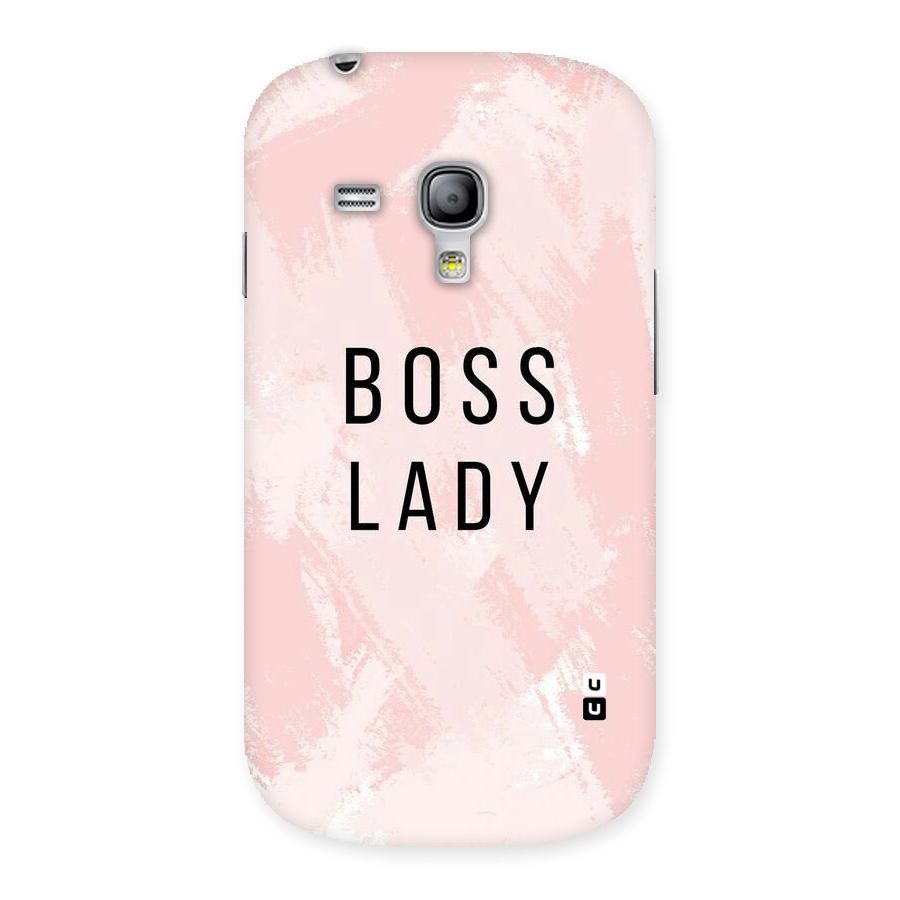 Boss Lady Pink Back Case for Galaxy S3 Mini
