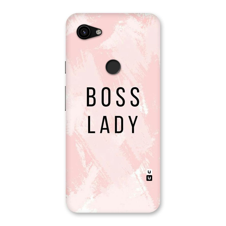 Boss Lady Pink Back Case for Google Pixel 3a XL