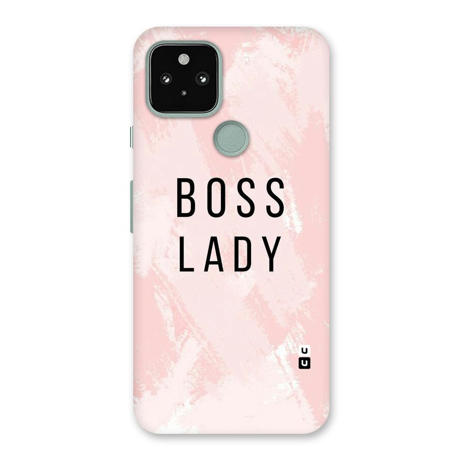 Boss Lady Pink Back Case for Google Pixel 5