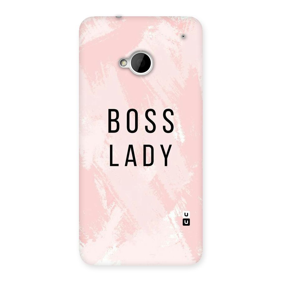 Boss Lady Pink Back Case for HTC One M7