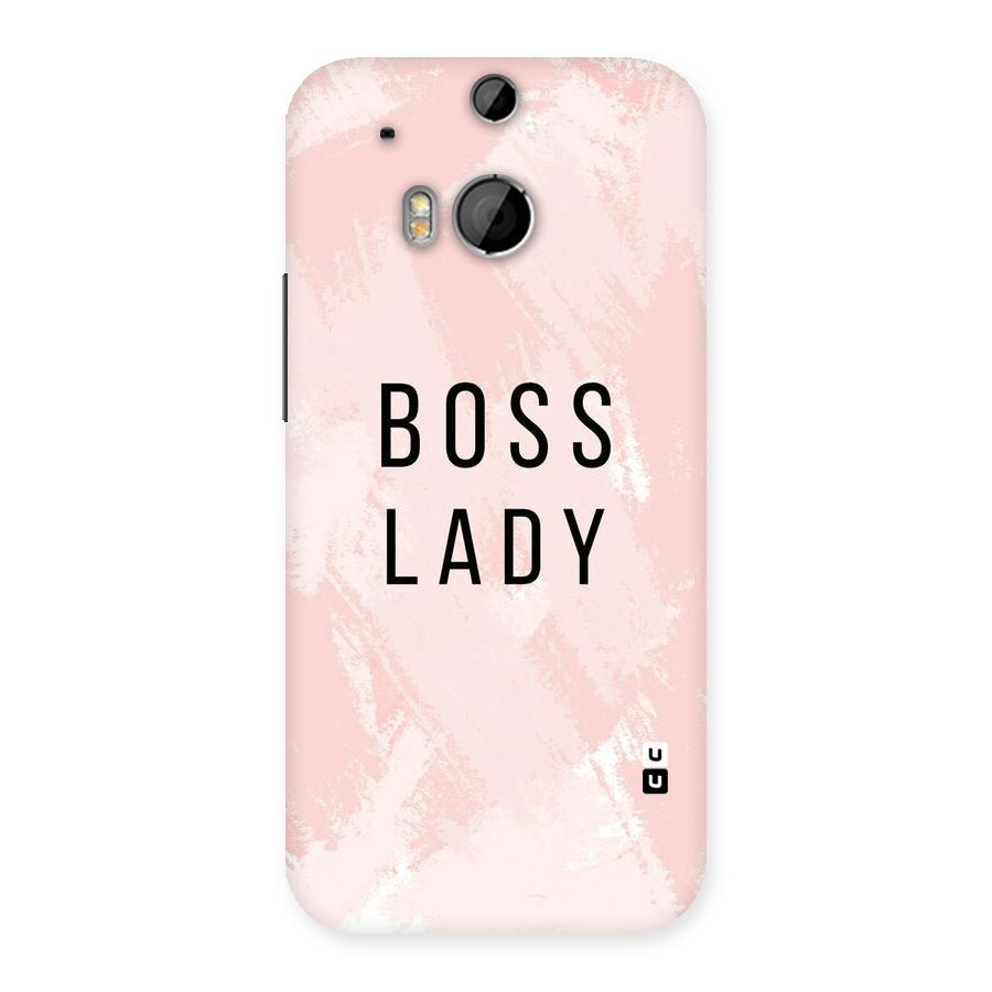 Boss Lady Pink Back Case for HTC One M8