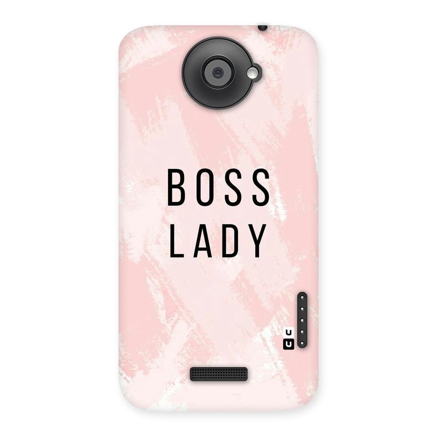 Boss Lady Pink Back Case for HTC One X