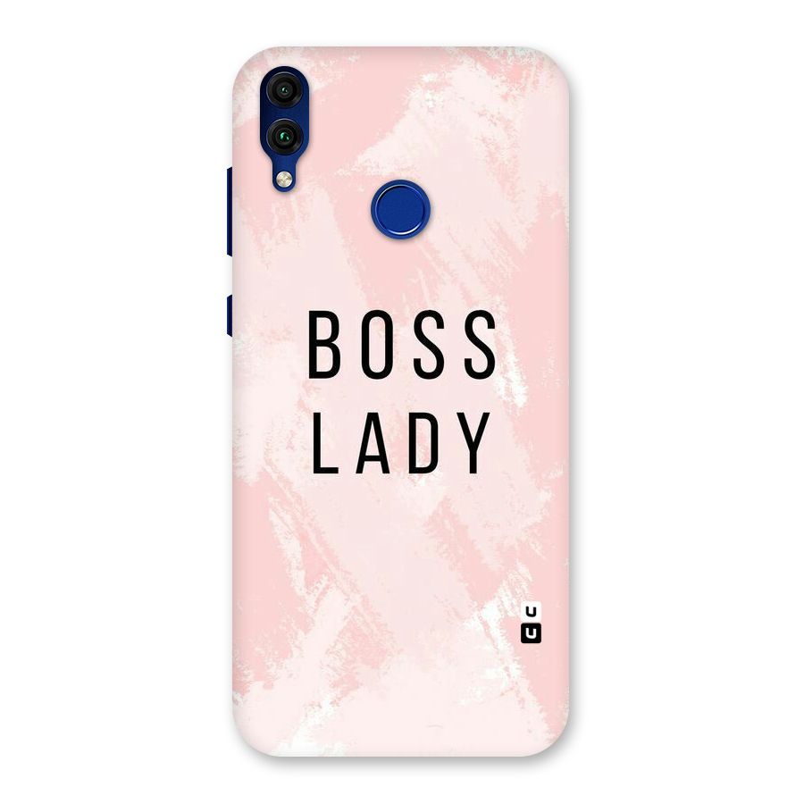Boss Lady Pink Back Case for Honor 8C