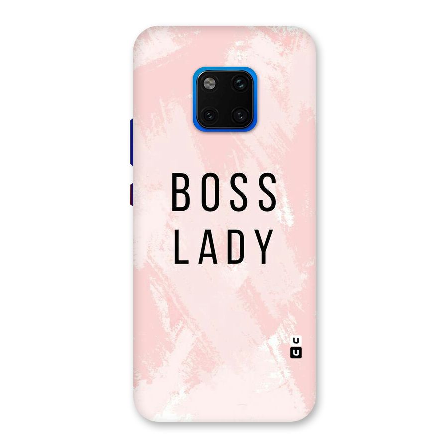Boss Lady Pink Back Case for Huawei Mate 20 Pro
