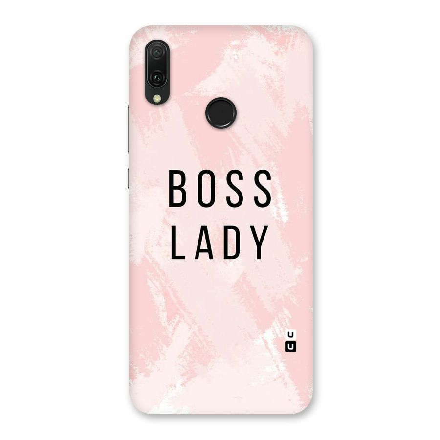 Boss Lady Pink Back Case for Huawei Y9 (2019)