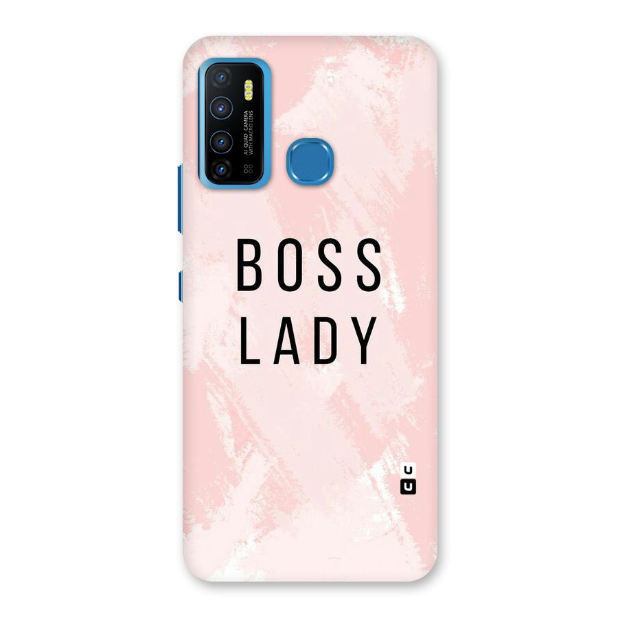 Boss Lady Pink Back Case for Infinix Hot 9
