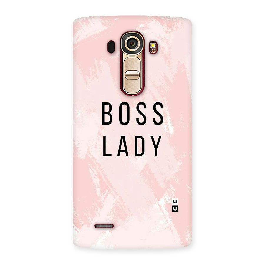 Boss Lady Pink Back Case for LG G4