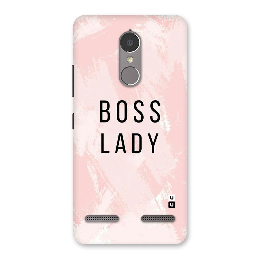 Boss Lady Pink Back Case for Lenovo K6