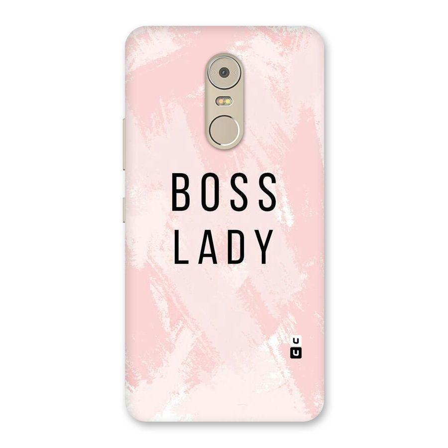 Boss Lady Pink Back Case for Lenovo K6 Note