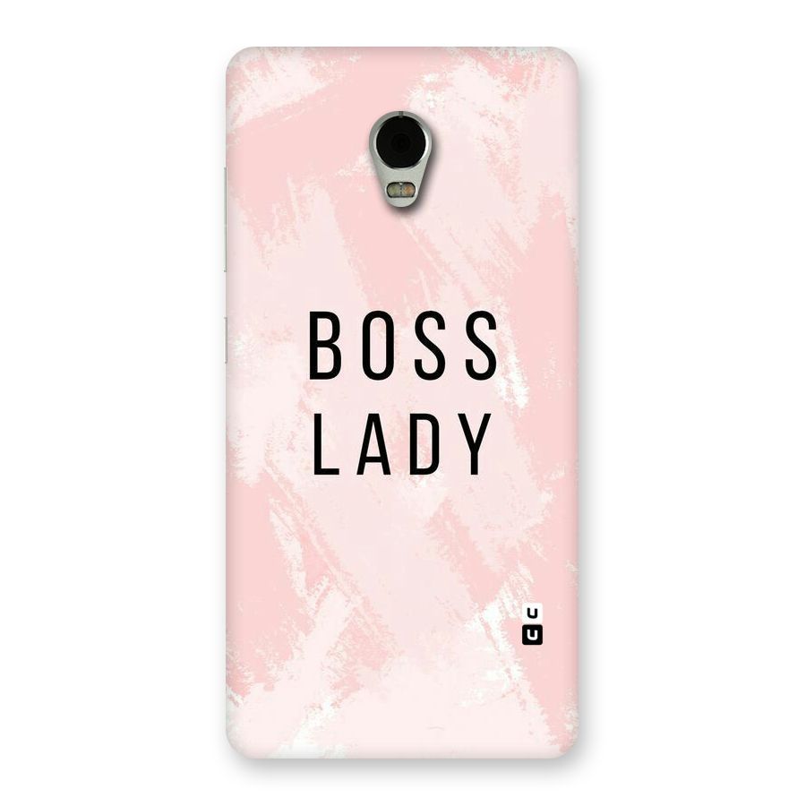 Boss Lady Pink Back Case for Lenovo Vibe P1