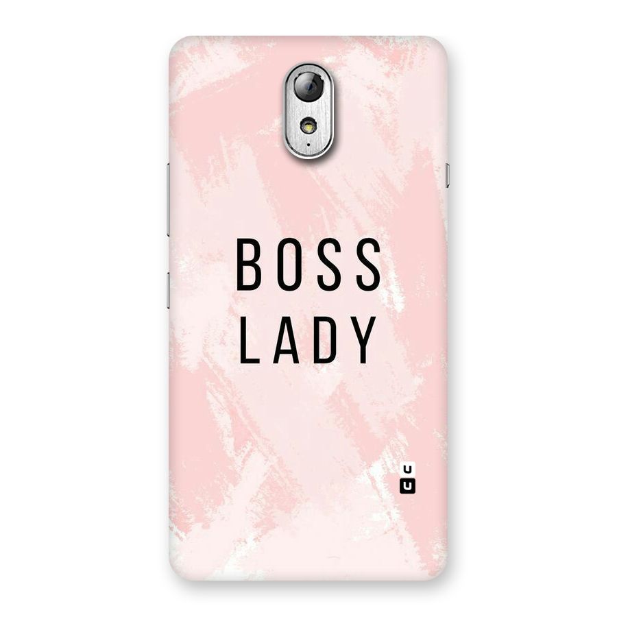 Boss Lady Pink Back Case for Lenovo Vibe P1M