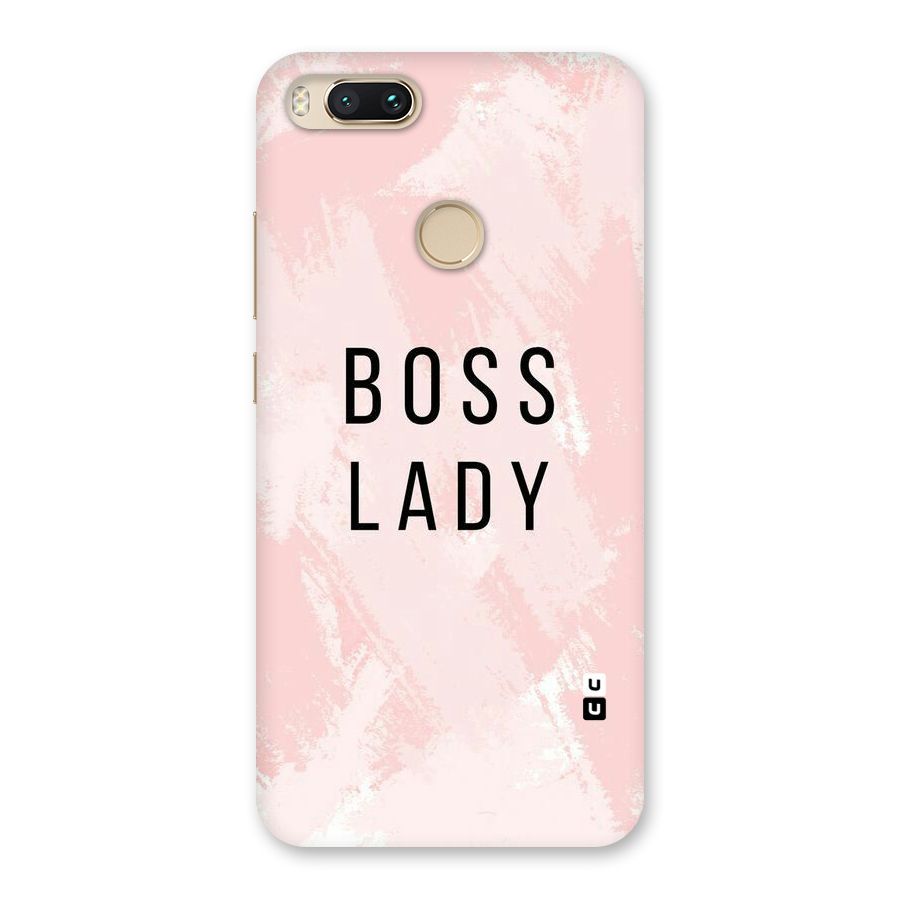 Boss Lady Pink Back Case for Mi A1