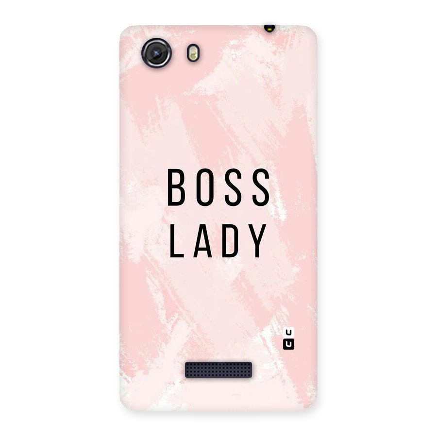 Boss Lady Pink Back Case for Micromax Unite 3