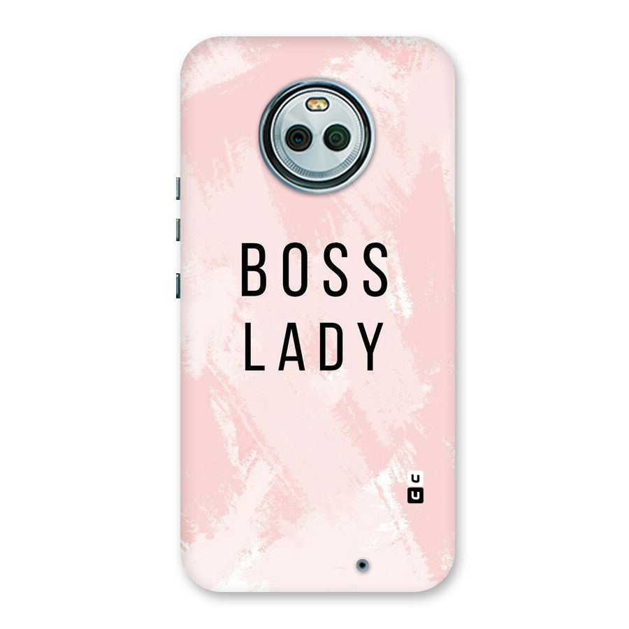 Boss Lady Pink Back Case for Moto X4