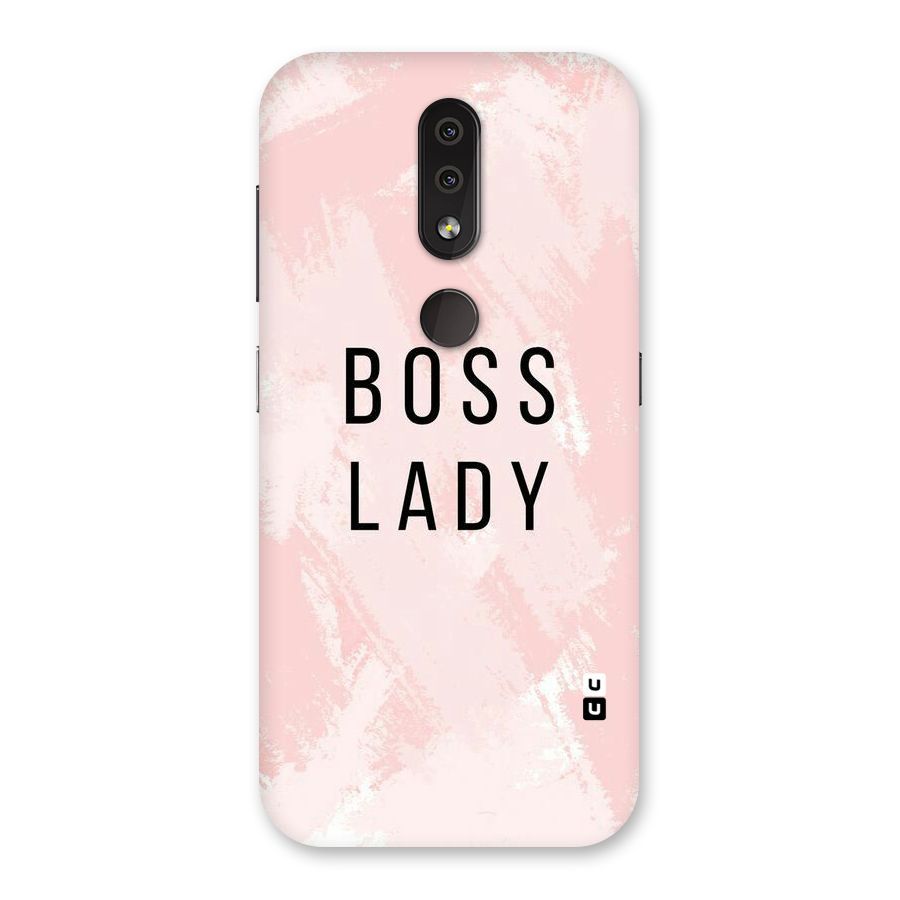 Boss Lady Pink Back Case for Nokia 4.2