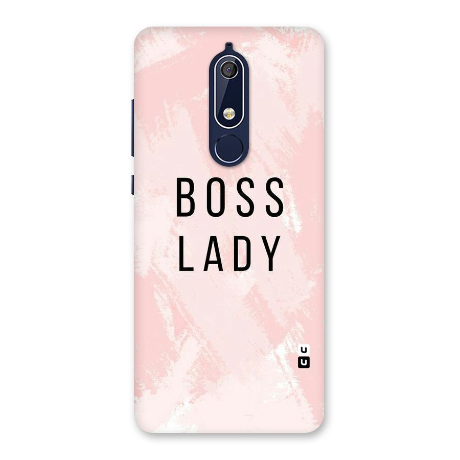 Boss Lady Pink Back Case for Nokia 5.1