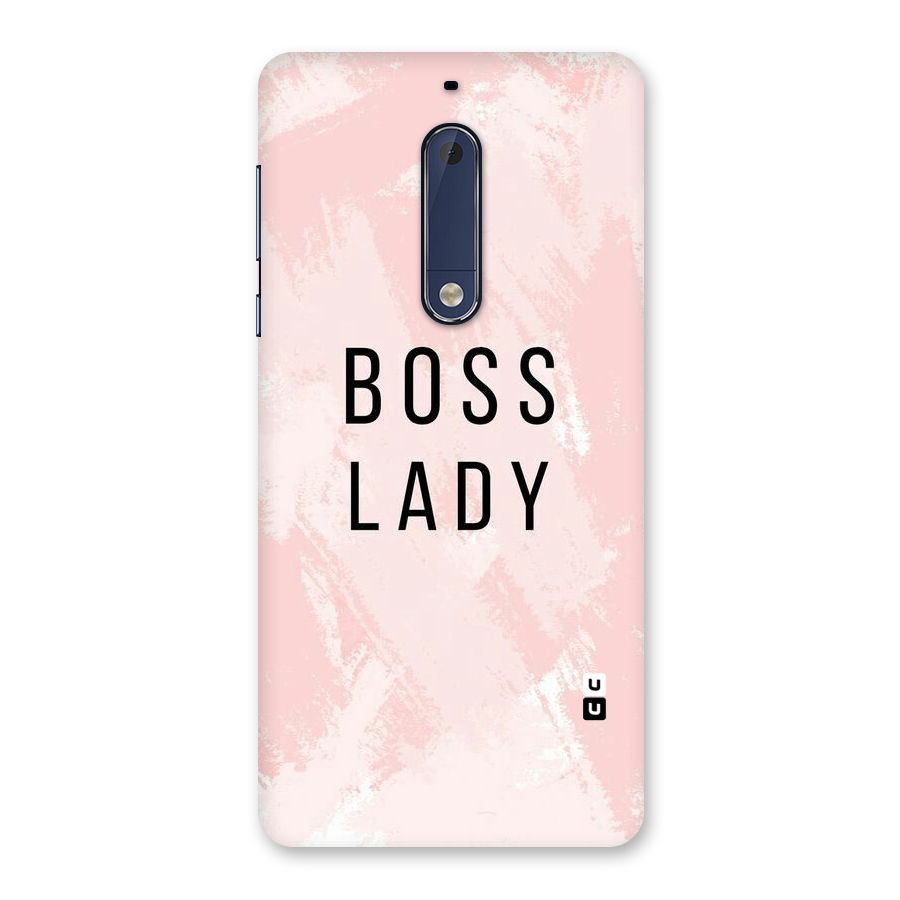 Boss Lady Pink Back Case for Nokia 5