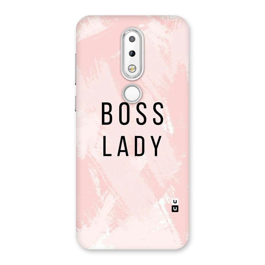 Boss Lady Pink Back Case for Nokia 6.1 Plus
