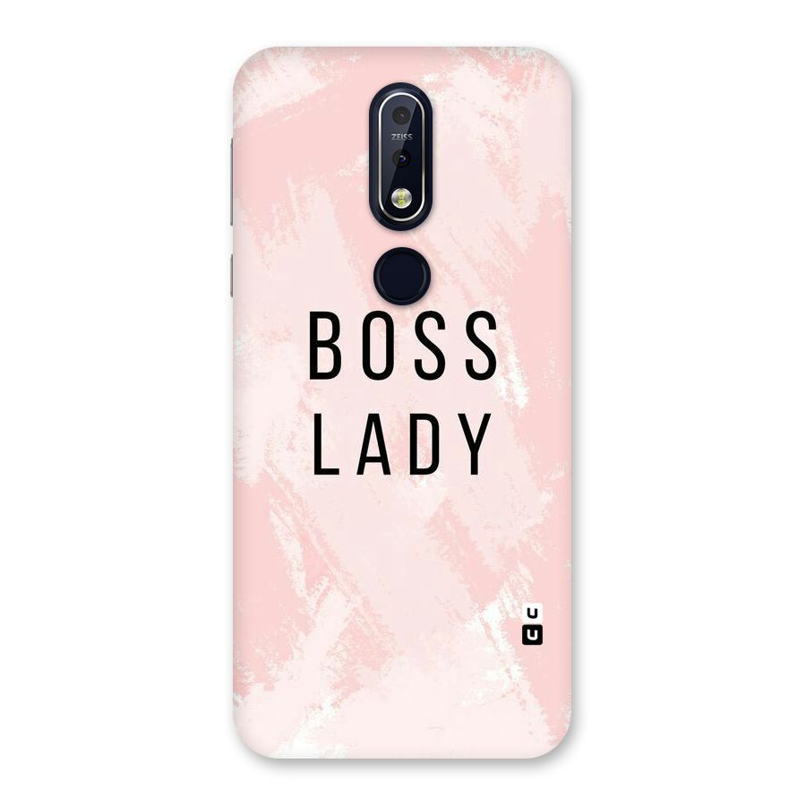 Boss Lady Pink Back Case for Nokia 7.1