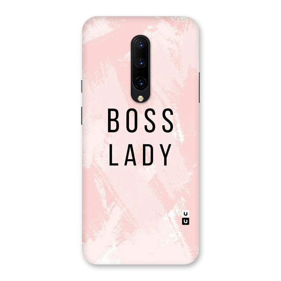 Boss Lady Pink Back Case for OnePlus 7 Pro